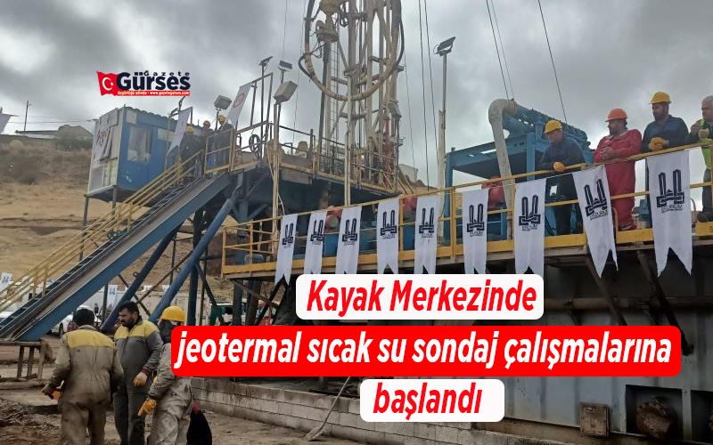 Kayak Merkezinde jeotermal sıcak su sondaj çalışmalarına başlandı