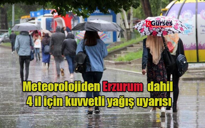 Meteorolojiden 4 il için kuvvetli yağış uyarısı