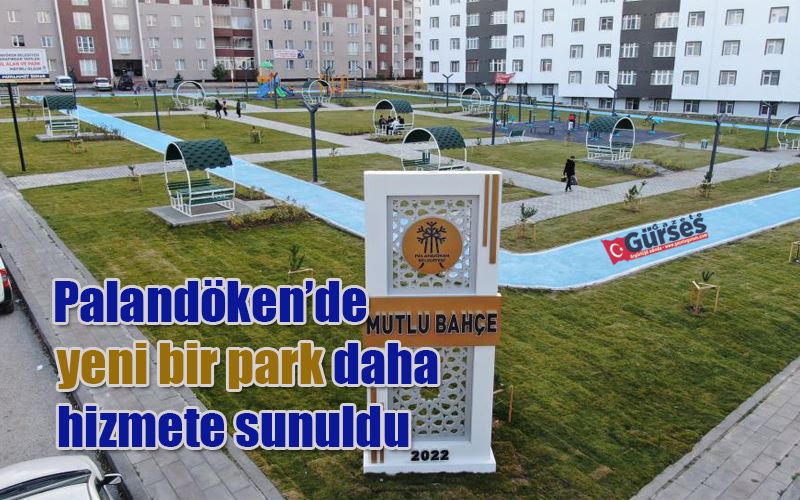 Palandöken’de yeni bir park daha hizmete sunuldu