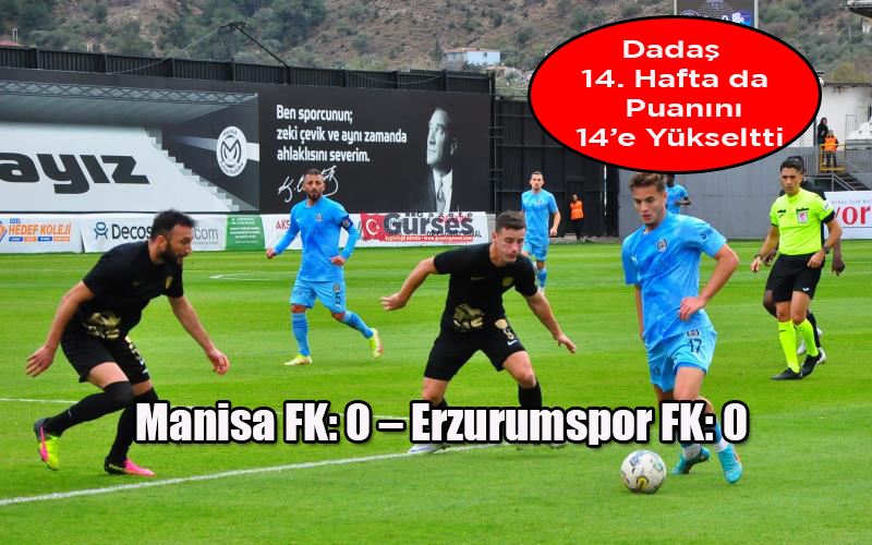 Spor Toto 1. Lig: Manisa FK: 0 – Erzurumspor FK: 0