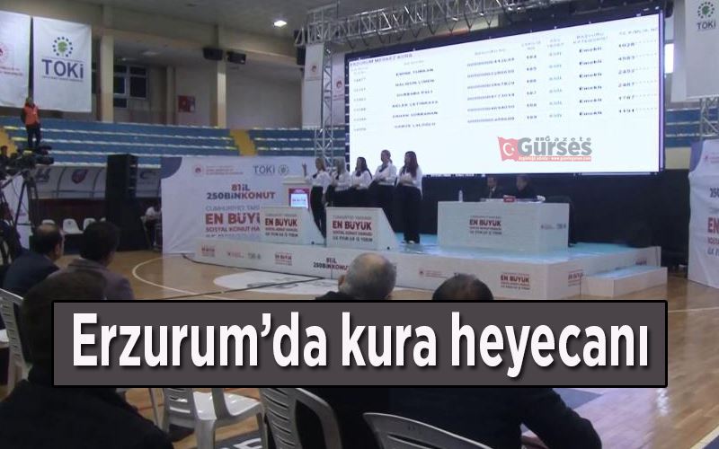 Erzurum’da kura heyecanı