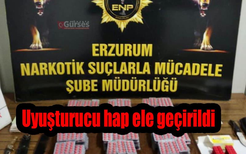 Uyuşturucu hap ele geçirildi