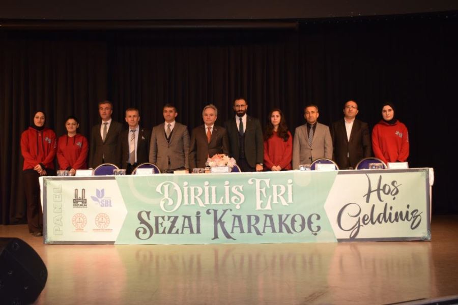 Erzurum’da ‘Diriliş eri Sezai Karakoç’ paneli