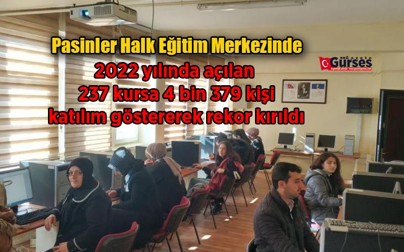 Pasinler Halk Eğitim Merkezinden vatandaşa büyük hizmet