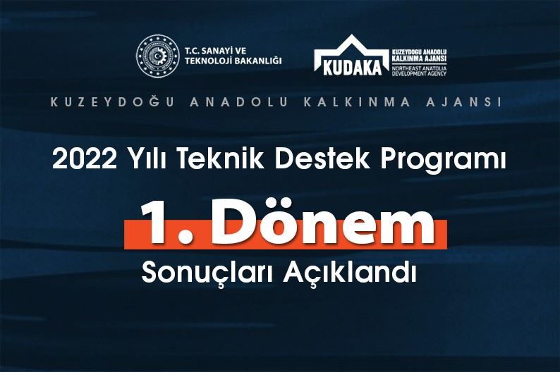  KUDAKA teknik destek programı 1. dönem sonuçları açıklandı