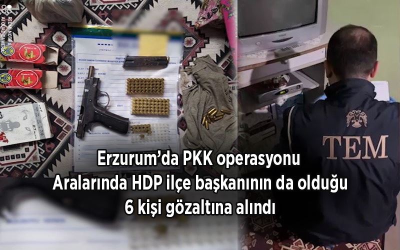 HDP ilçe başkanının da olduğu 6 kişi gözaltına alındı