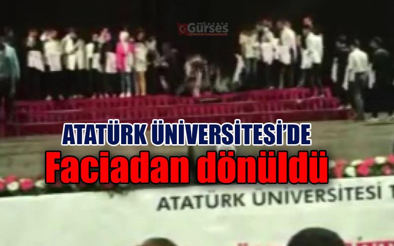 Törende öğrencileri taşıyan platform çöktü, faciadan dönüldü