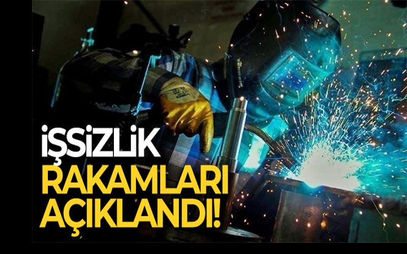 İşsizlik rakamları açıklandı!