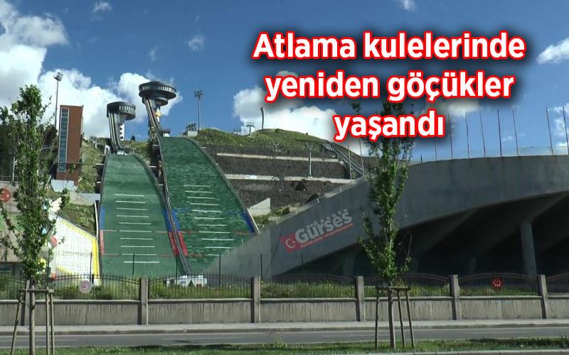  Atlama kulelerinde yeniden göçükler yaşandı