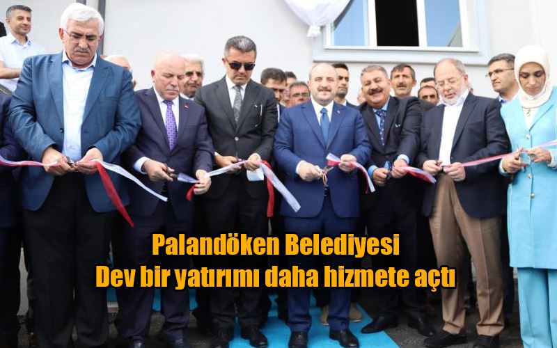  Palandöken Belediyesi dev bir yatırımı daha hizmete açtı