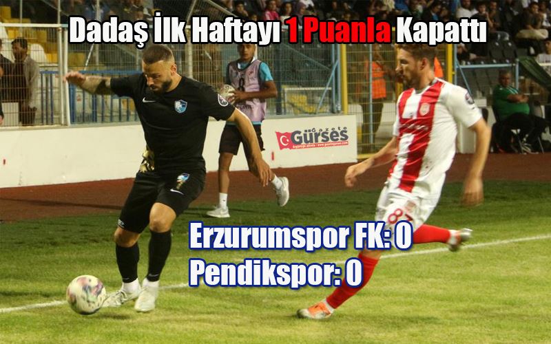 Spor Toto 1. Lig:  Erzurumspor FK: 0 - Pendikspor: 0