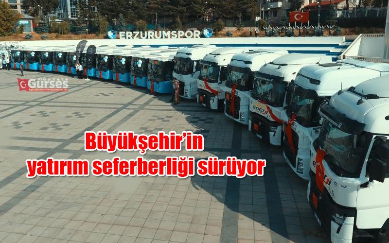 Büyükşehir’in yatırım seferberliği sürüyor