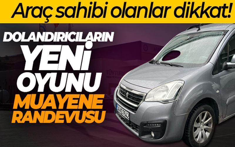 Araç muayene istasyonunun sitesini kopyalayıp dolandırdılar