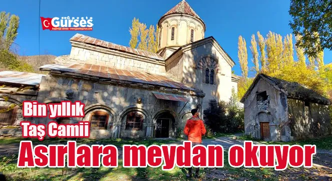 Bin yıllık Taş Camii asırlara meydan okuyor