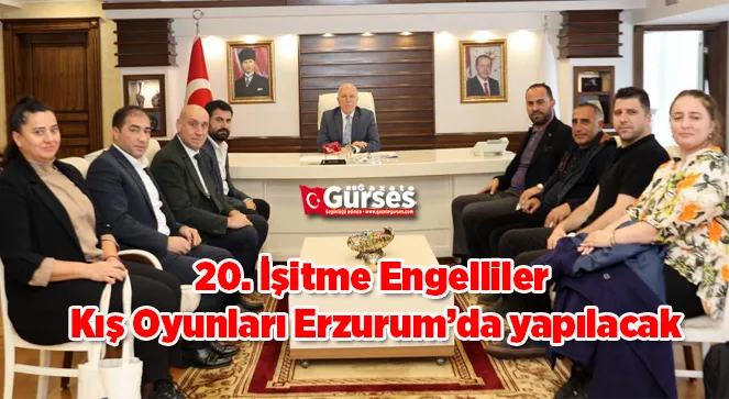 Başkan Sekmen: “20. İşitme Engelliler Kış Oyunları Erzurum’da yapılacak”