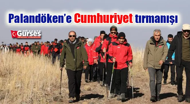 Palandöken’e Cumhuriyet tırmanışı