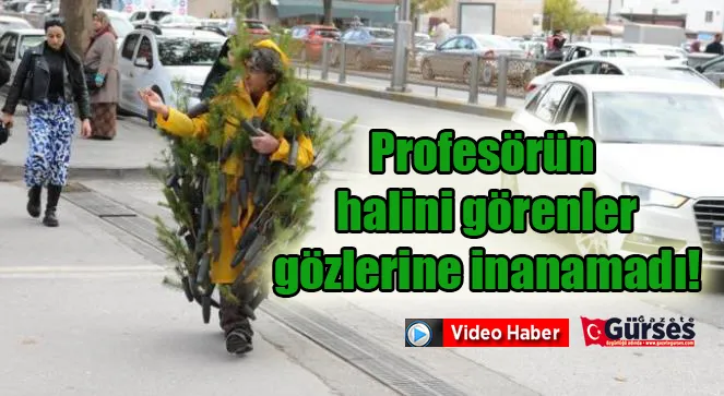 Profesörün halini görenler gözlerine inanamadı!