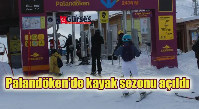 Palandöken’de kayak sezonu açıldı