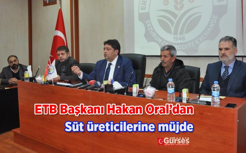 ETB’den süt üreticilerine müjde