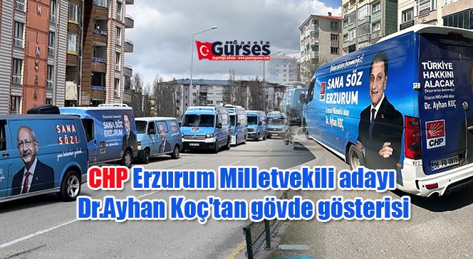 CHP Erzurum Milletvekili adayı Dr.Ayhan Koç