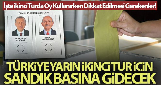 Vatandaşlar yarın Cumhurbaşkanı Seçimi