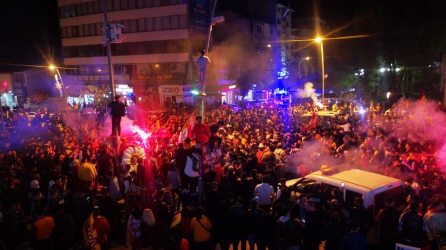 Erzurum’da da Galatasaray coşkusu yaşandı