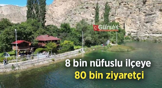 8 bin nüfuslu ilçeye 80 bin ziyaretçi