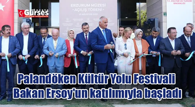Palandöken Kültür Yolu Festivali Bakan Ersoy
