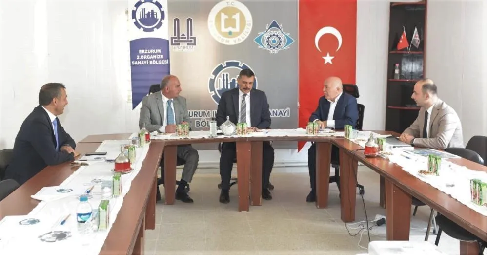 Erzurum’da 2. OSB Yönetimi durum değerlendirmesi yaptı