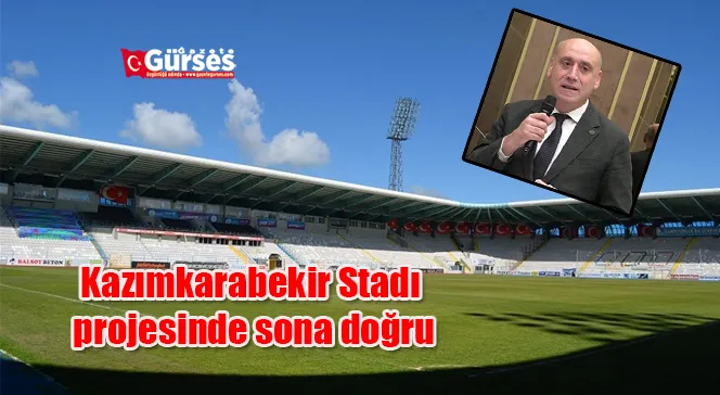 Kazımkarabekir Stadı projesinde sona doğru