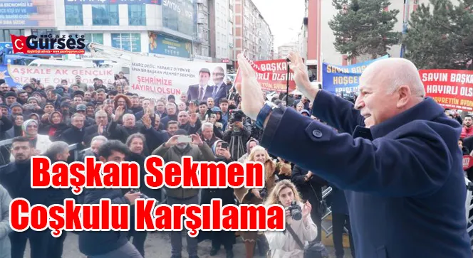 Başkan Sekmen: “Eser siyasetimiz devam edecek”