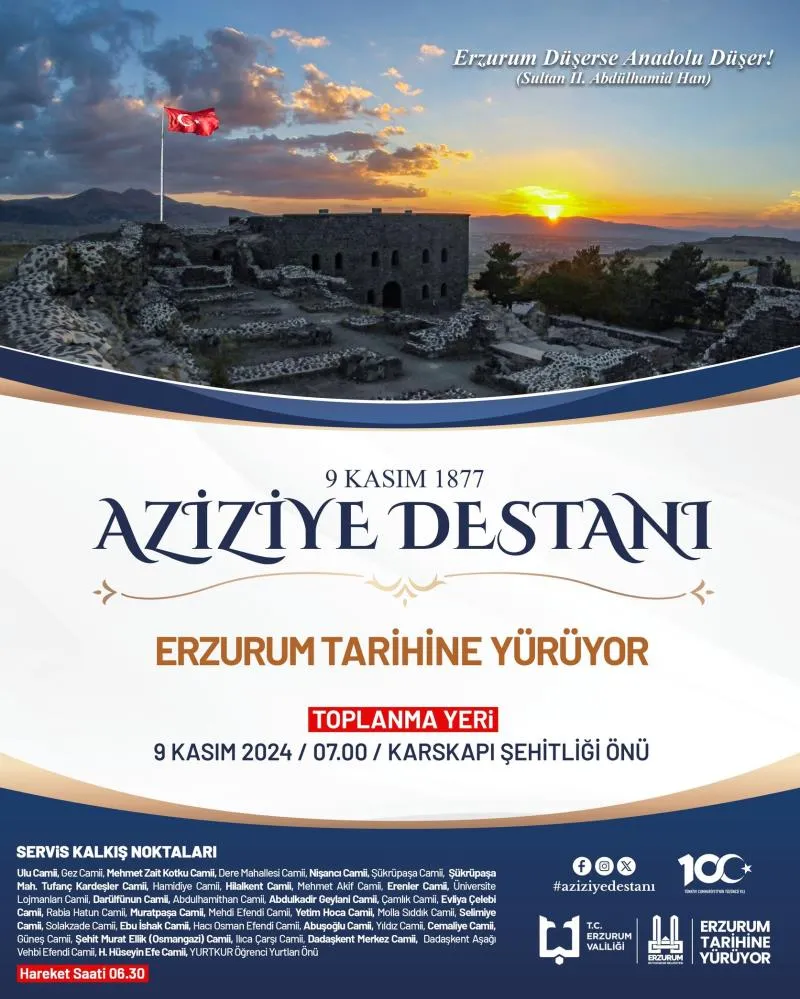 Aziziye Destanı ruhu yaşatılacak