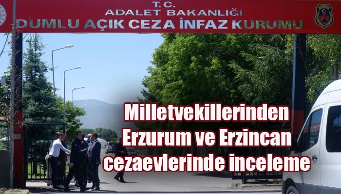 Milletvekillerinden Erzurum ve Erzincan cezaevlerinde inceleme