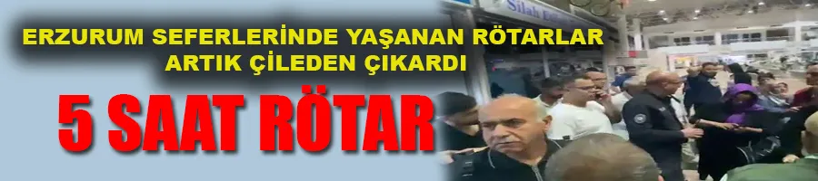 5 saatlik rötar yolcuları gerdi