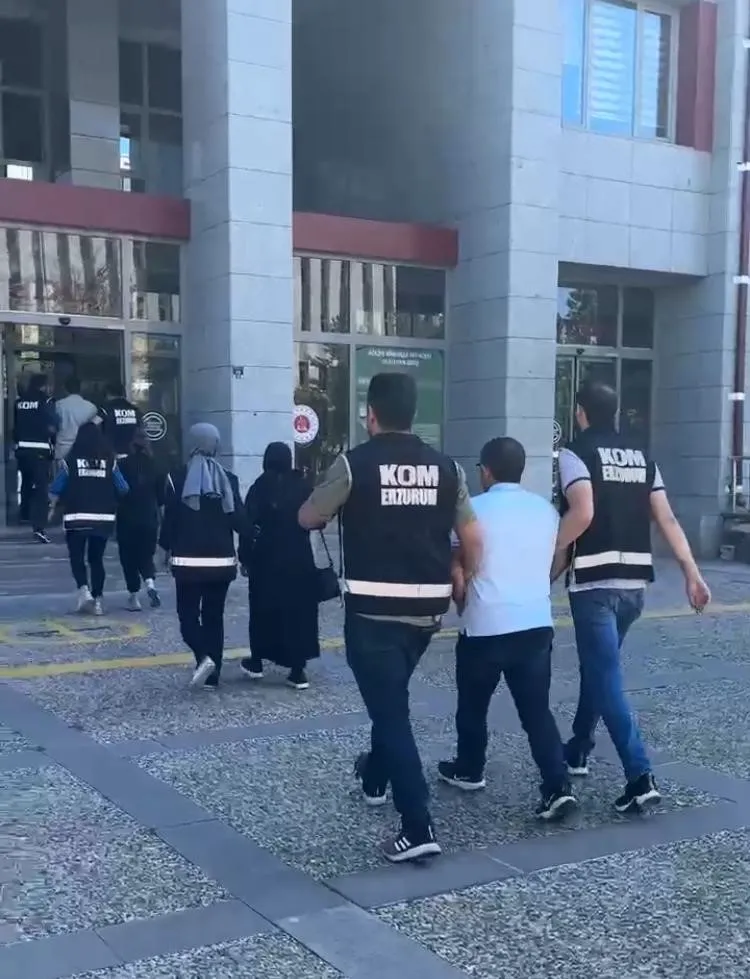 Erzurum’da FETÖ operasyonu; 4 şüpheli yakalandı