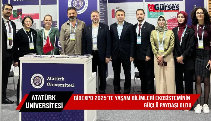 Atatürk Üniversitesi, Bioexpo 2025’te Yaşam Bilimleri Ekosisteminin güçlü paydaşı oldu
