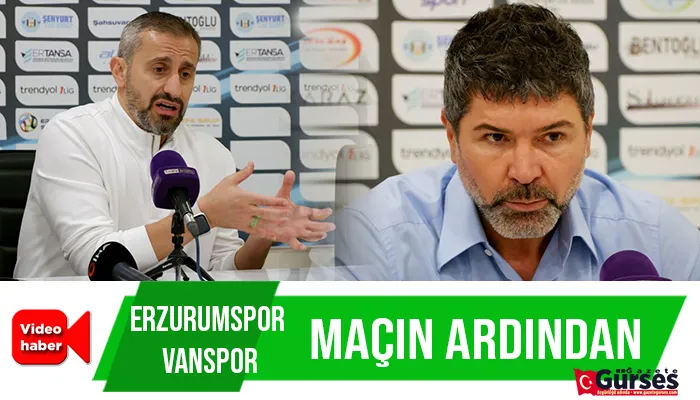 Erzurumspor - Vanspor  Maçı Ardından