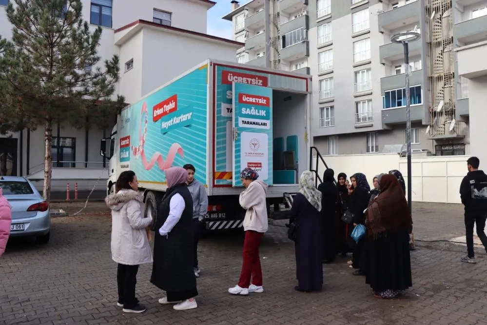 KETEM tırı Oltu’da tarama yapıyor