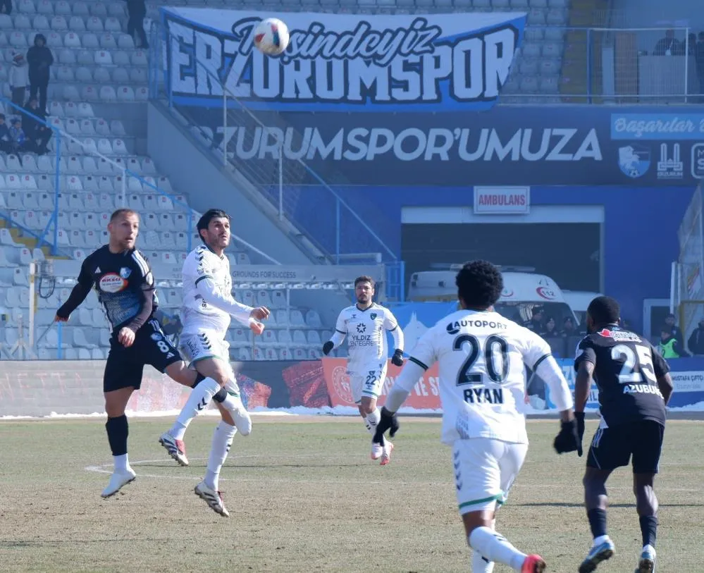 Trendyol 1. Lig: Erzurumspor FK: 1 - Kocaelispor: 1