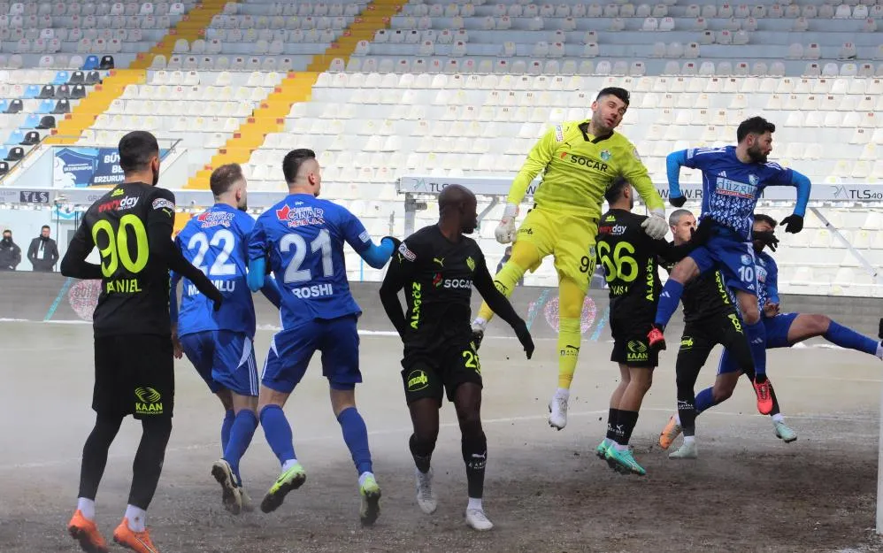 Trendyol 1. Lig: Erzurumspor FK: 0 - Iğdır FK: 0