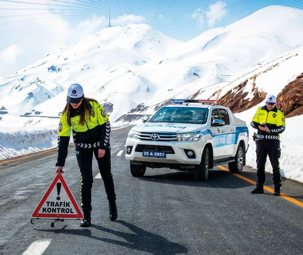 Erzurum’da kent merkezinde bir ayda 81 kaza