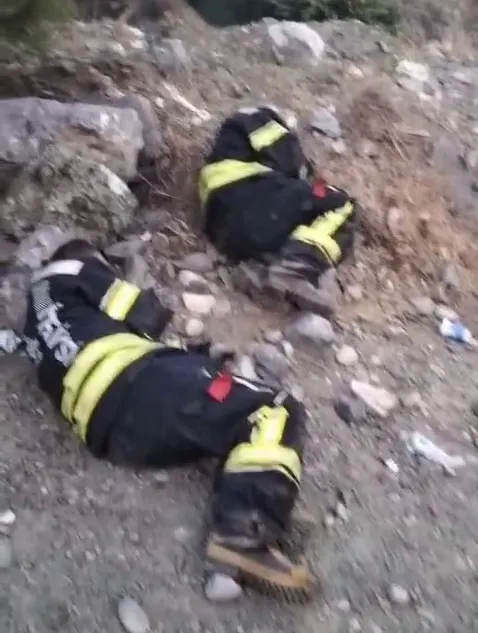 İşte Erzurum itfaiyesinin kahramanları