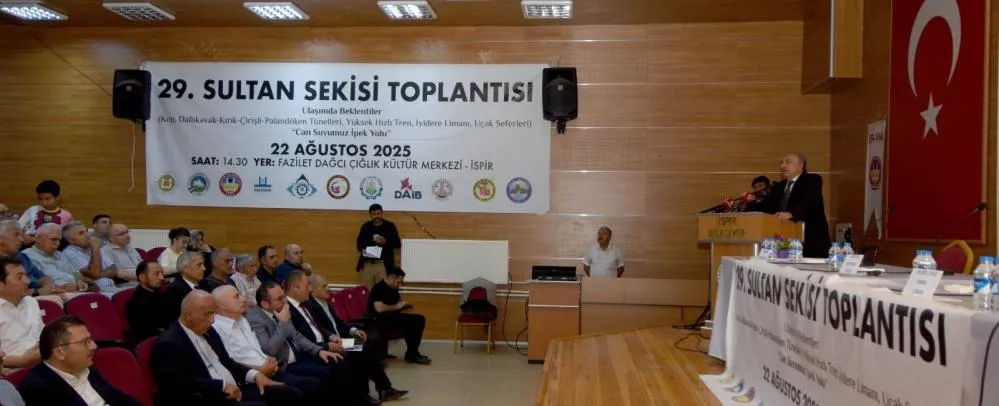 ERVAK 29. Sultan Sekisi toplantısını İspir