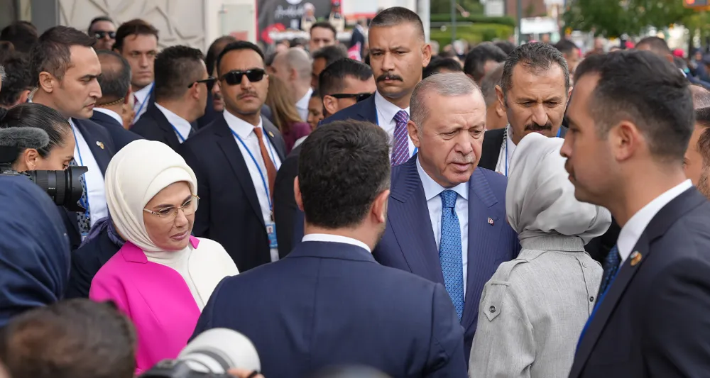 Cumhurbaşkanı Erdoğan Türkevi’ne geldi