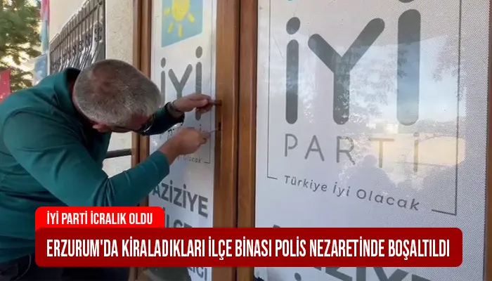 İYİ Parti icralık oldu