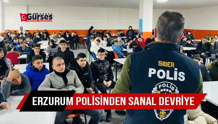 Erzurum polisinden sanal devriye