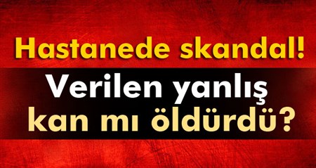 Hastanede skandal iddia