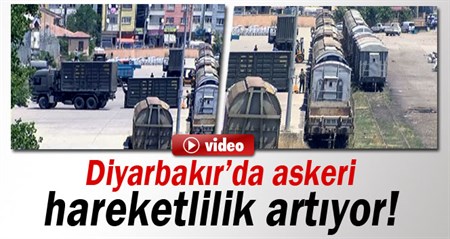 Diyarbakir’da askeri hareketlilik