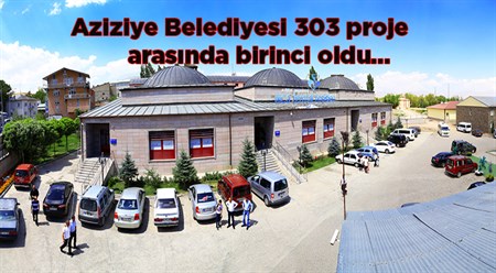 Aziziye Belediyesi’nin proje basarisi…