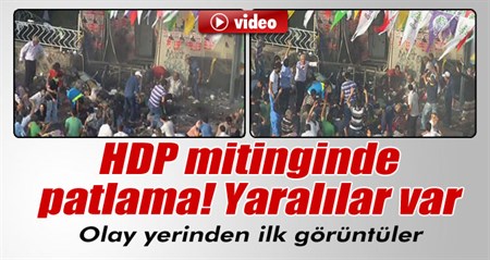 HDP Diyarbakir mitinginde patlama